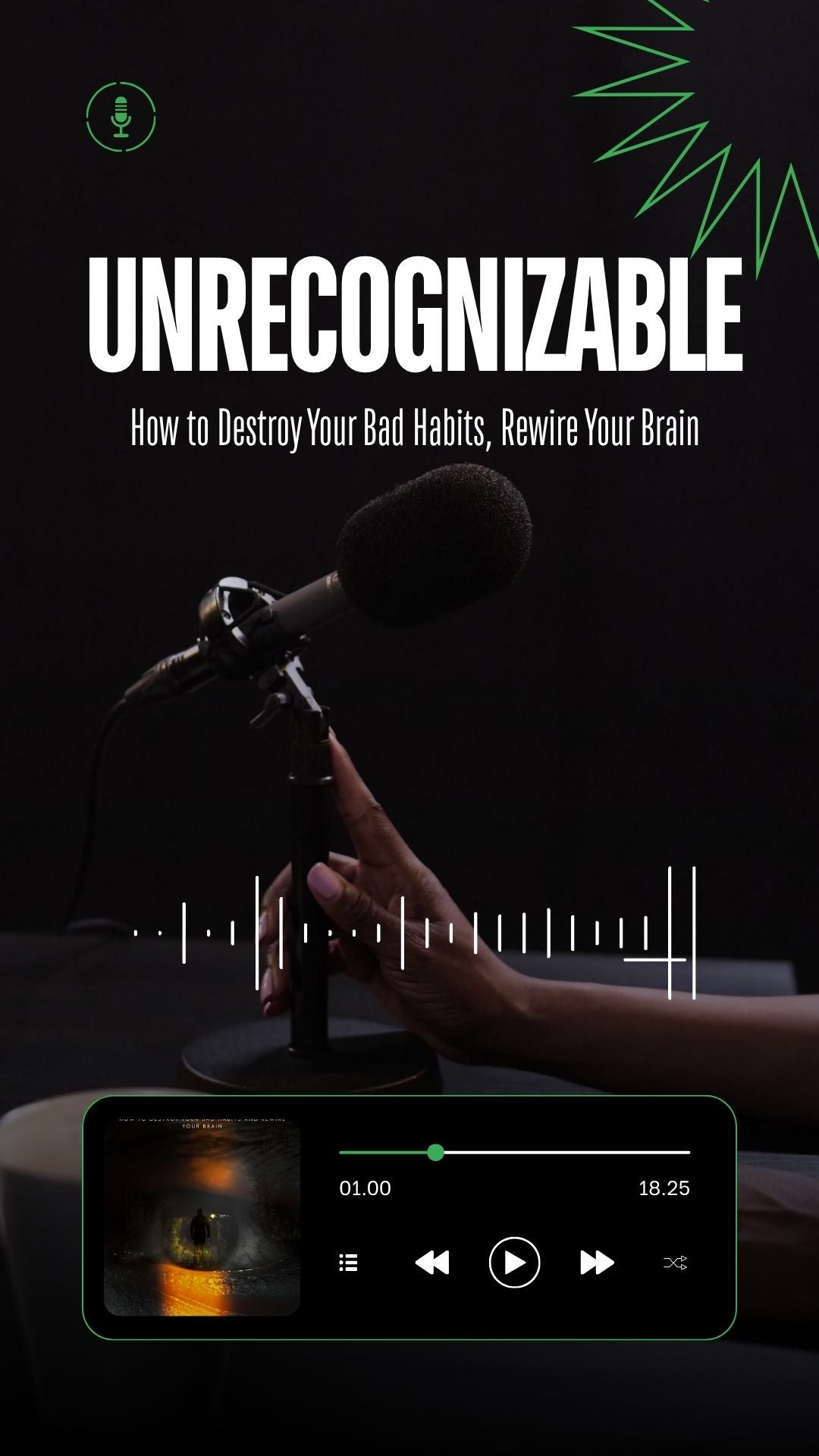 UNRECOGNIZABLE — Audiobook The Full Book, Narrated